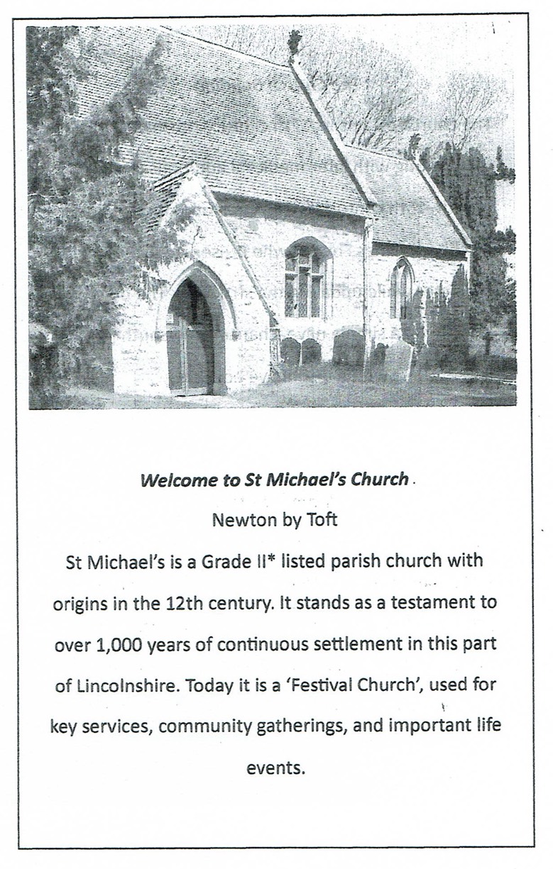 St Michael's Church leaflet page 1