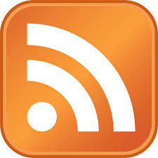 rss logo - orange background with white dot and rounded bars which symbolise a signal